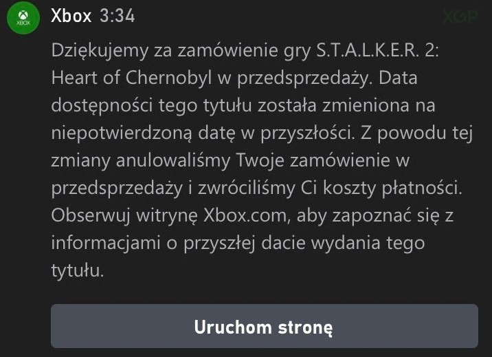 Über die polnischen Stores hat Microsoft Vorbestellern von S.T.A.L.K.E.R. 2 das Geld zurückerstattet