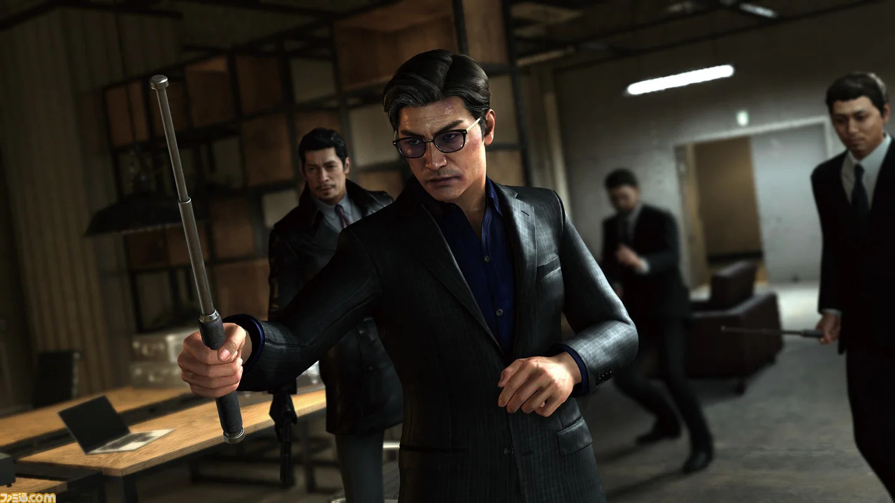 Als "Agent Joryu" untersteht Kiryu der geheimniskrämerischen Daidoji Fraktion, die bereits in Yakuza 6 Prominenz erfuhr. Hier sein Vorgesetzter "Hanawa" © SEGA