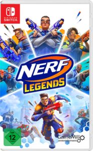 Zu gewinnen gibt es u.a. Nerf Legends für die Switch © GameMill Entertainment