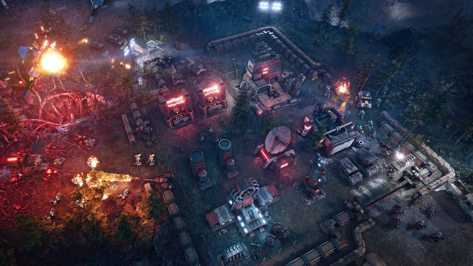 Lichtstimmung und Detailgrad sind tatsächlich ganz hübsch geraten, gleichzeitig hat Tempest Rising trotz Unreal Engine so einen merkwürdig generischen Unity-Look ©Slipgate Ironworks
©3D Realms