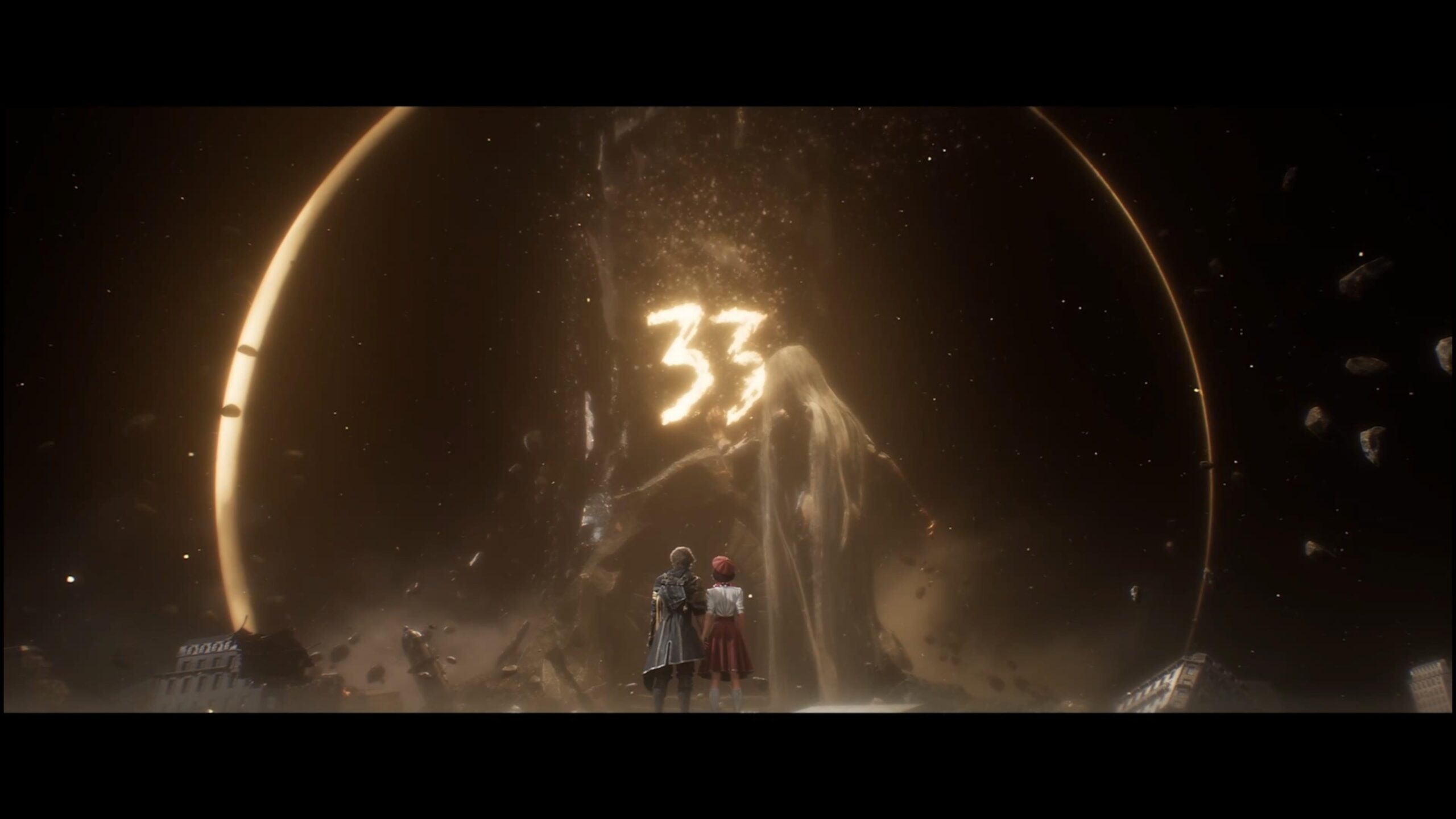 Die Malerin - eine gottgleiche Entität - malt Jahr für ein Jahr eine Zahl auf den Monolithen. Für diejenigen im Alter der aufgemalten Zahl beginnt ein Countdown. Sie haben dann nur noch ein Jahr zu leben. © Sandfall Interactive
© Kepler Interactive