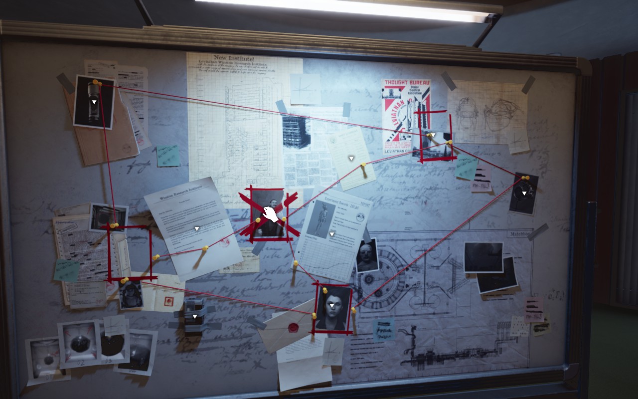 Die Rätseldesigns sind weitgehend eher basal, trotzdem nimmt Karma beim Whodunnit weniger an die Hand als etwa Nobody Wants to Die...(Screenshot auf dem Steam Deck aufgenommen)
© Wired Productions