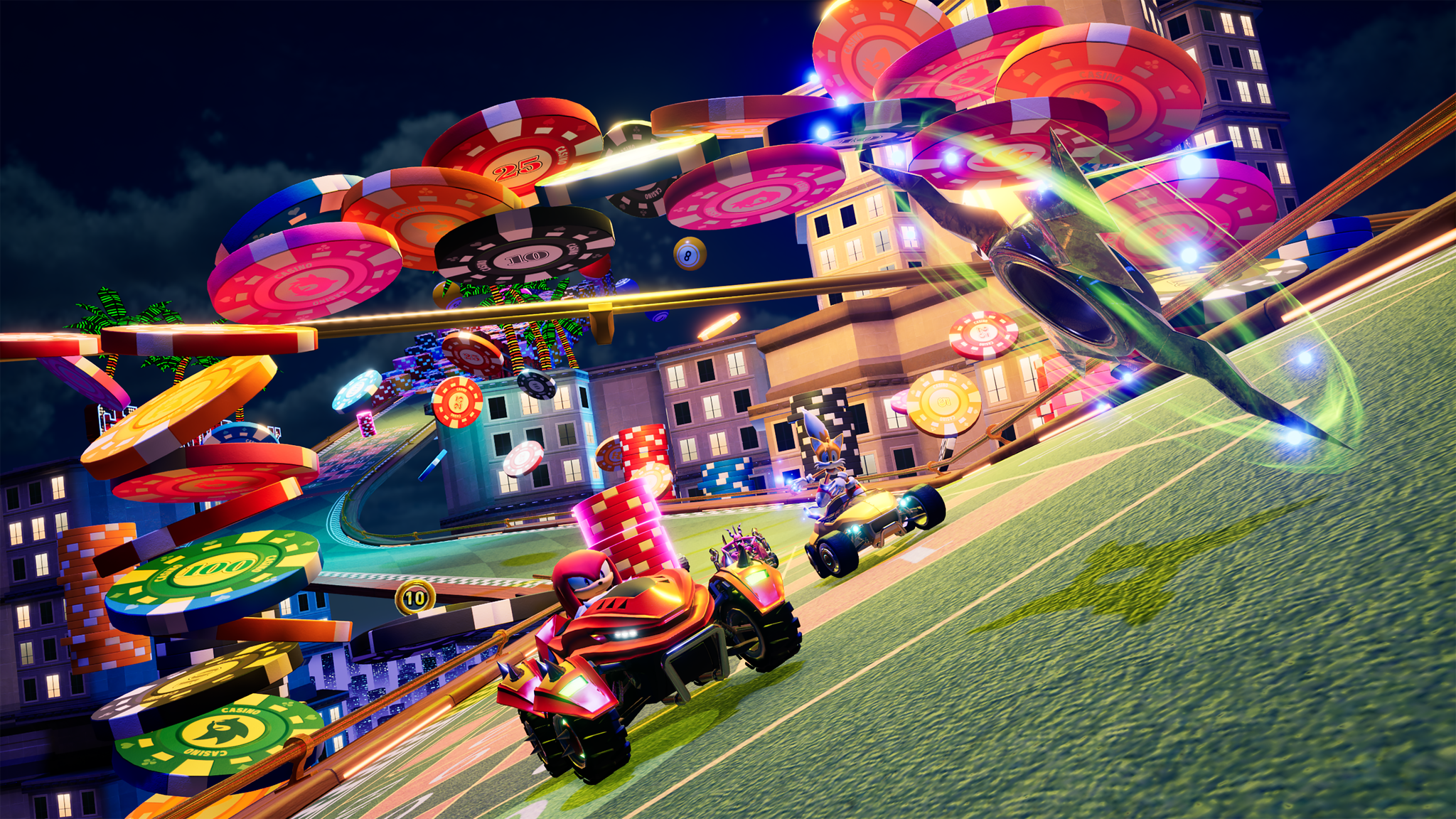 Natürlich sind auch zahlreiche klassische Sonic-Trademarks bei CrossWorlds mit von der Partie © SEGA