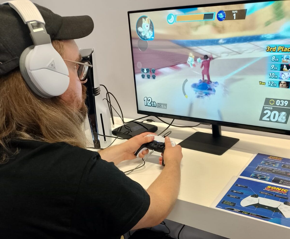 Als alter Like A Dragon-Fan habe ich natürlich Ichiban Kasuga als Charakter gewählt © SEGA (Foto von Aljona Plaxin aufgenommen)