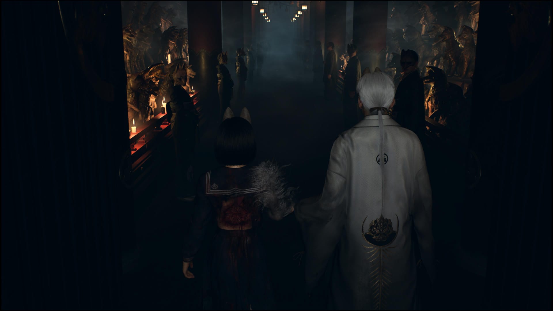 Können wir dem vermeintlich sanftmütigen Fuchsmann in den Räumen des Dunklen Schreines trauen? © Konami